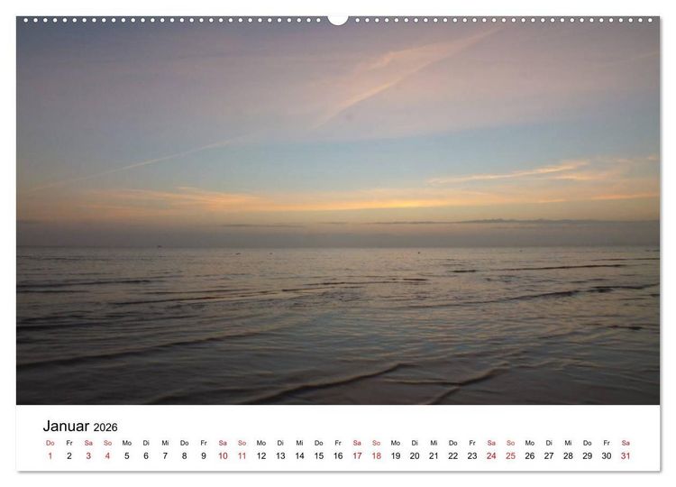 Produktbild: L&uuml;becker Bucht (hochwertiger Premium Wandkalender 2026 DIN A2 quer), Kunstdruck in Hochglanz