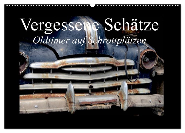 Produktbild: Vergessene Sch&auml;tze - Oldtimer auf Schrottpl&auml;tzen (Wandkalender 2026 DIN A2 quer), CALVENDO Monatskalender