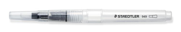 Produktbild: STAEDTLER Wasserpinsel rund fein, rund medium, rund gro&szlig;, Keilspitze, 4er Set