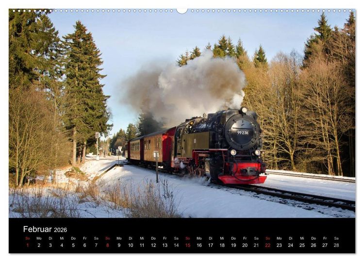 Produktbild: Unter Dampf in Sachsen Anhalt 2.0 (Wandkalender 2026 DIN A2 quer), CALVENDO Monatskalender