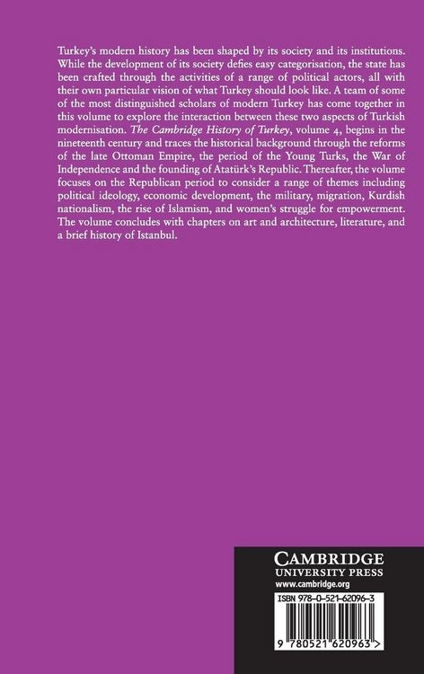 Produktbild: The Cambridge History of Turkey