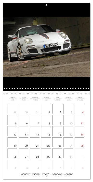 Produktbild: Porsche 911 GT3 RS 4.0 (Wall Calendar 2026 12 &times; 12 Inch) CALVENDO 12 Month Wall Calendar