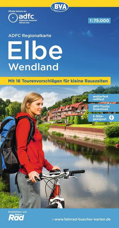 Produktbild: BVA ADFC Regionalkarte Elbe Wendland 1:75.000