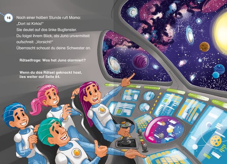 Produktbild: 1000 Gefahren junior - Abenteuer auf Planet Pax (Erstlesebuch mit 'Entscheide selbst'-Prinzip für Kinder ab 7 Jahren)