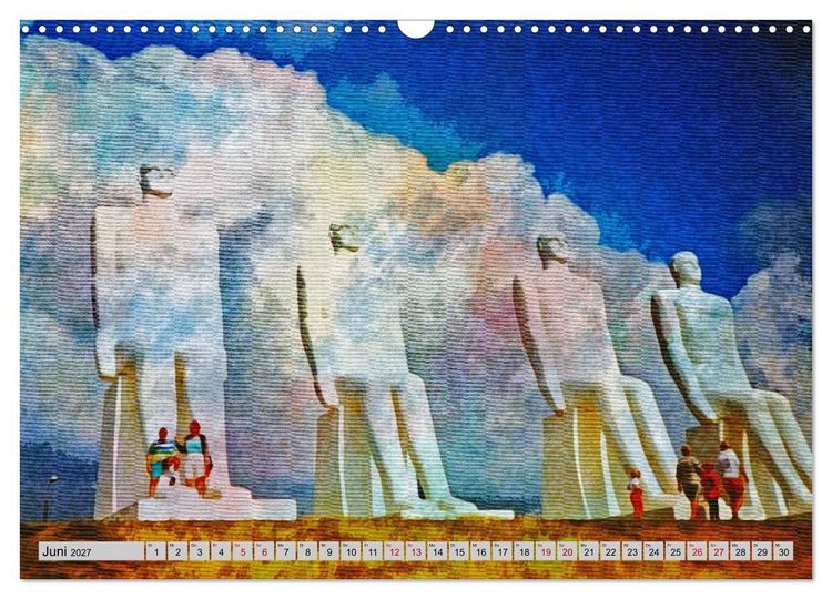 Produktbild: D&auml;nemark - Sch&ouml;nheiten J&uuml;tlands in feinen Aquarellfarben (Wandkalender 2027 DIN A3 quer), CALVENDO Monatskalender