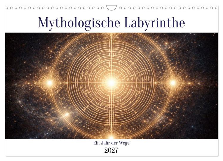 Produktbild: Mythologische Labyrinthe (Wandkalender 2027 DIN A3 quer), CALVENDO Monatskalender