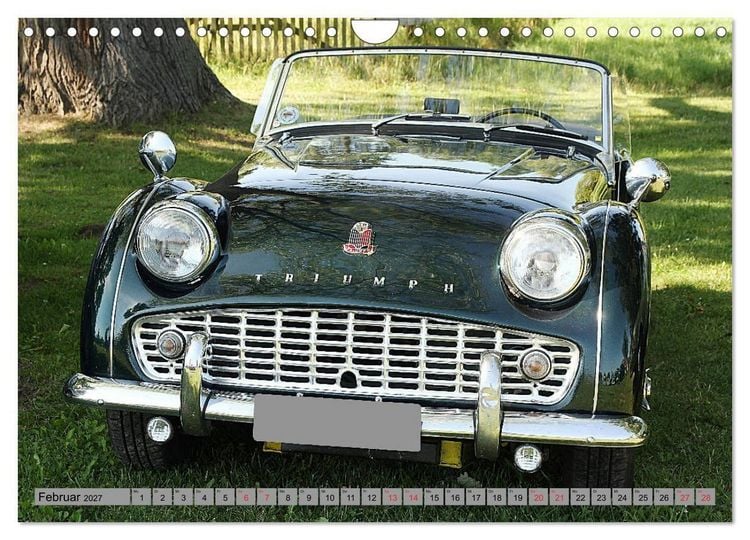 Produktbild: Oben ohne Oldtimer (Wandkalender 2027 DIN A4 quer), CALVENDO Monatskalender