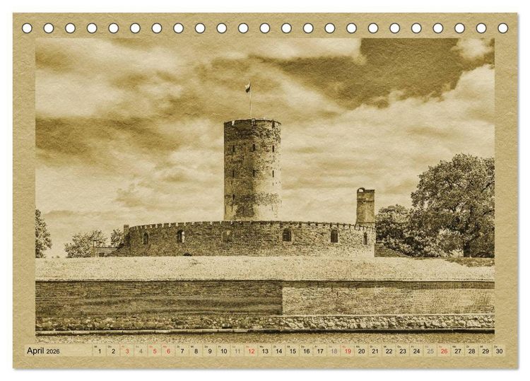 Produktbild: Danzig &ndash; Ein Kalender im Zeitungsstil (Tischkalender 2026 DIN A5 quer), CALVENDO Monatskalender