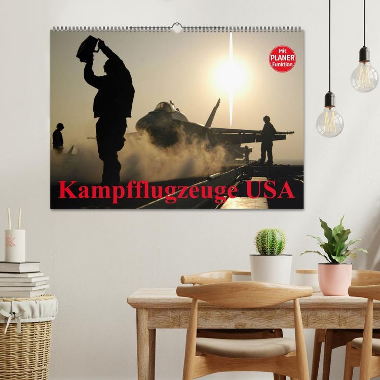 Produktbild: Kampfflugzeuge USA (Wandkalender 2026 DIN A2 quer), CALVENDO Monatskalender