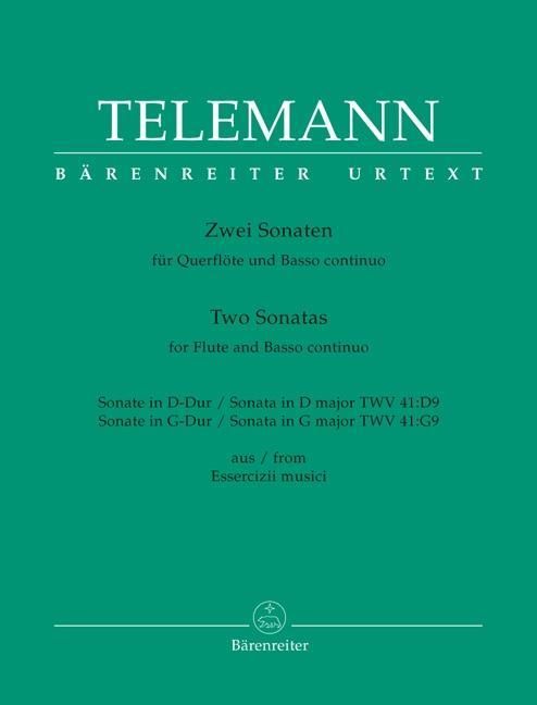 Produktbild: Telemann, G: A. d. Essercizii Musici/Zwei Sonaten Querfl&ouml;te