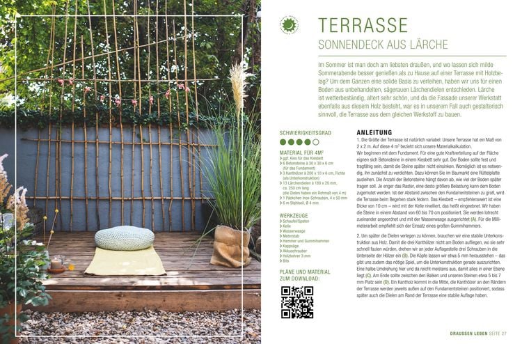 Produktbild: Gartenm&ouml;bel zum Selberbauen