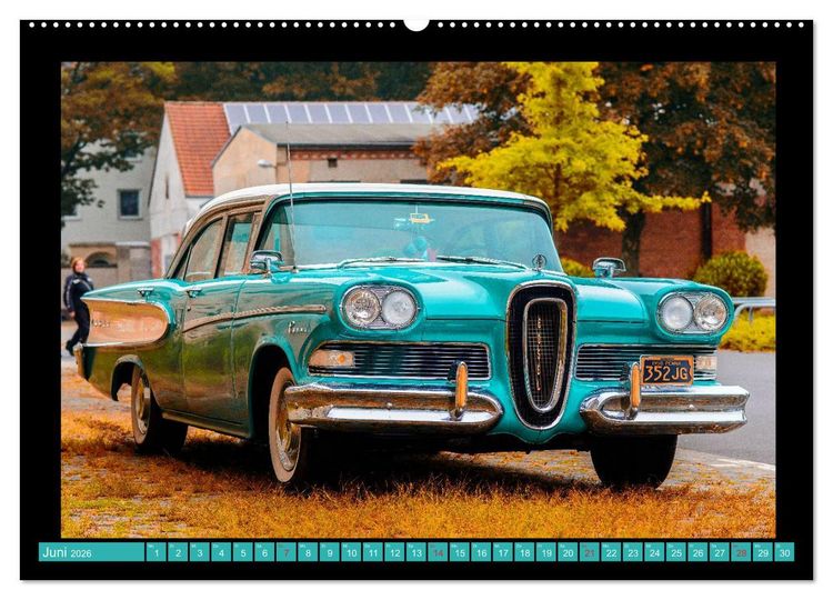 Produktbild: Edsel Sch&ouml;nheiten mit Charme (hochwertiger Premium Wandkalender 2026 DIN A2 quer), Kunstdruck in Hochglanz