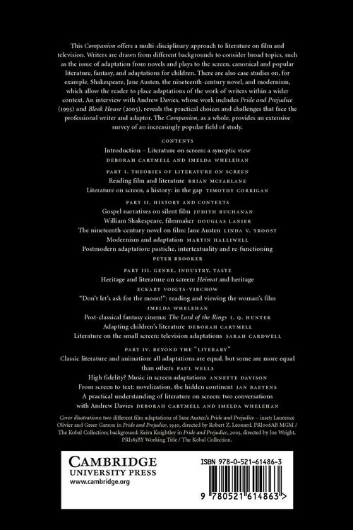 Produktbild: The Cambridge Companion to Literature on Screen