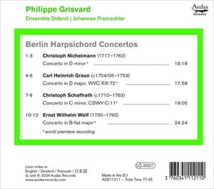 Produktbild: Berlin Harpsichord Concertos