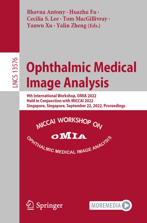 Produktbild: Ophthalmic Medical Image Analysis