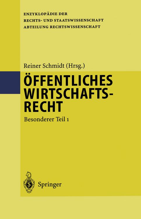 Produktbild: &Ouml;ffentliches Wirtschaftsrecht