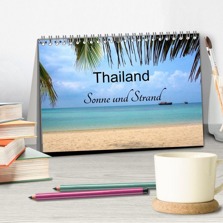 Produktbild: Thailand Sonne und Strand (Tischkalender 2026 DIN A5 quer), CALVENDO Monatskalender