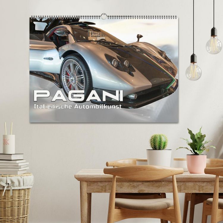 Produktbild: Pagani italienische Automobilkunst (Wandkalender 2026 DIN A2 quer), CALVENDO Monatskalender