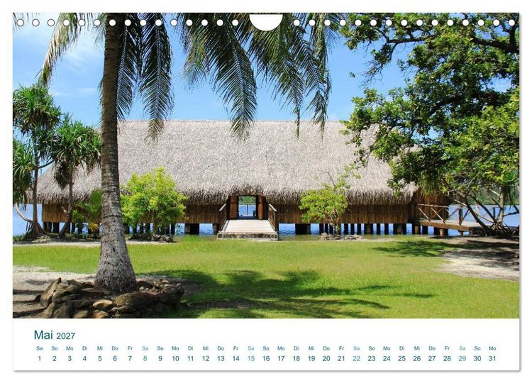 Produktbild: S&uuml;dsee-Insel Huahine - Paradies am Ende der Welt (Wandkalender 2027 DIN A4 quer), CALVENDO Monatskalender