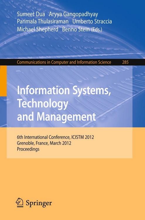 Produktbild: Information Systems, Technology and Management