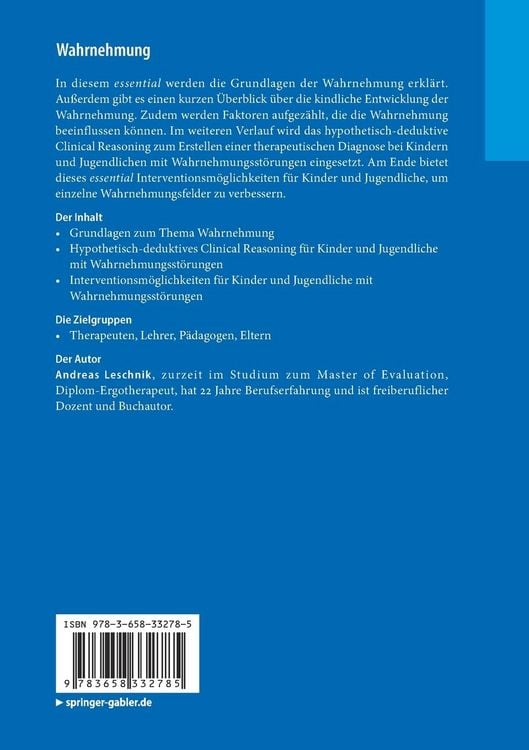 Produktbild: Wahrnehmung
