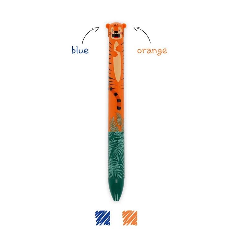 Produktbild: Legami Zweifarbiger Kugelschreiber - Click&Clack - Tiger