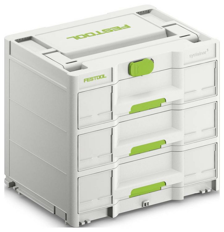 Produktbild: Festool Systainer SYS3-SORT/3M 337 577769 Transportkiste (L x B x H) 396 x 296 x 337mm