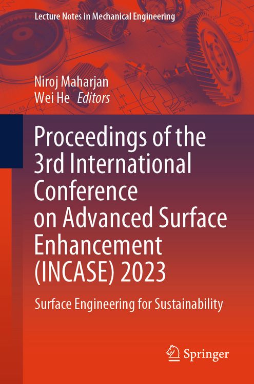 Produktbild: Proceedings of the 3rd International Conference on Advanced Surface Enhancement (INCASE) 2023