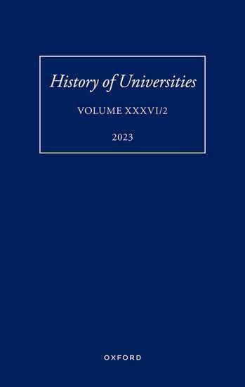 Produktbild: History of Universities: Volume XXXVI / 2