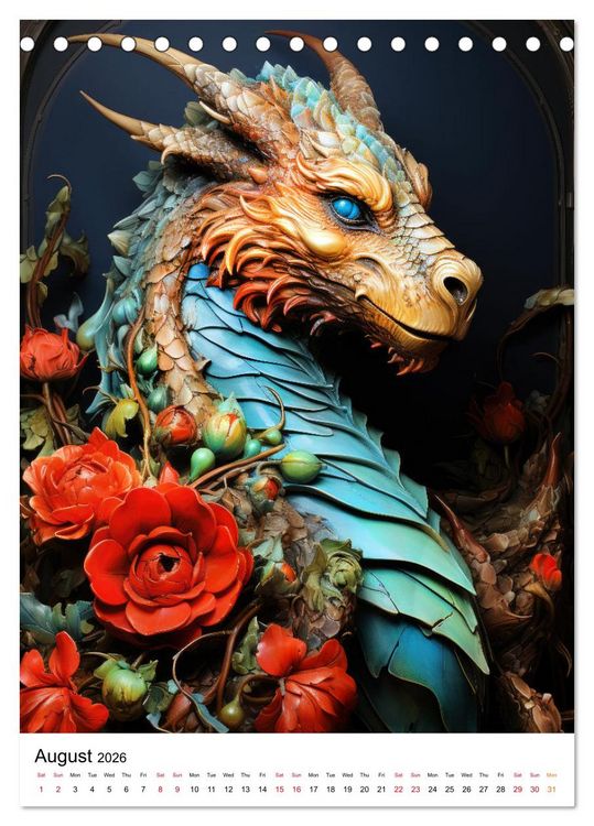 Produktbild: Medieval Legends (Desk Calendar 2026 DIN A5 portrait), CALVENDO 12 Month DeskCalendar