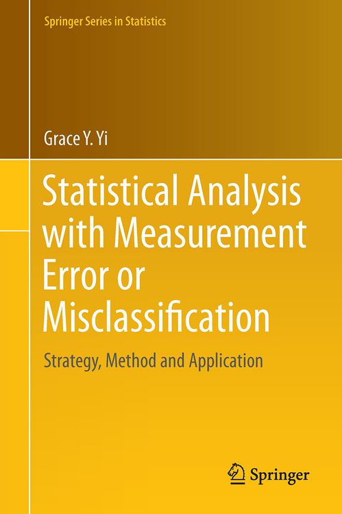 Produktbild: Statistical Analysis with Measurement Error or Misclassification