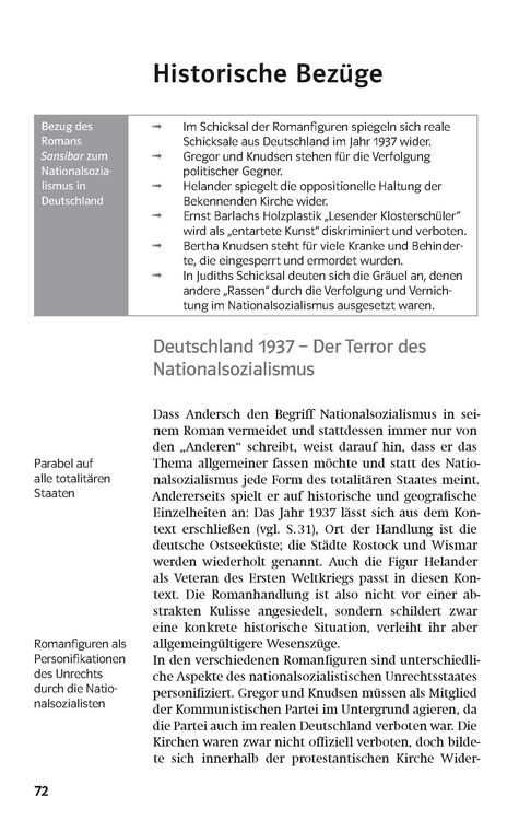 Produktbild: Klett Lekt&uuml;rehilfen Alfred Andersch, Sansibar oder der letzte Grund