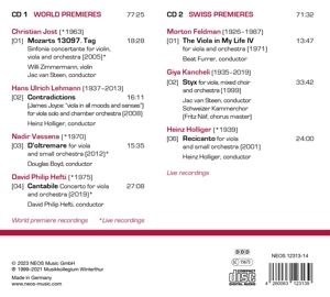 Produktbild: J&uuml;rg D&auml;hler &uacute; Viola Concertos - Signatures of Life