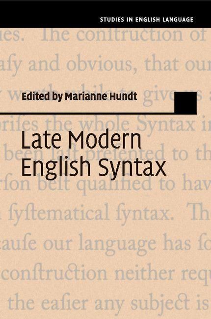Produktbild: Late Modern English Syntax