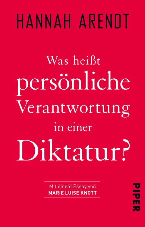 Produktbild: Was hei&szlig;t pers&ouml;nliche Verantwortung in einer Diktatur?
