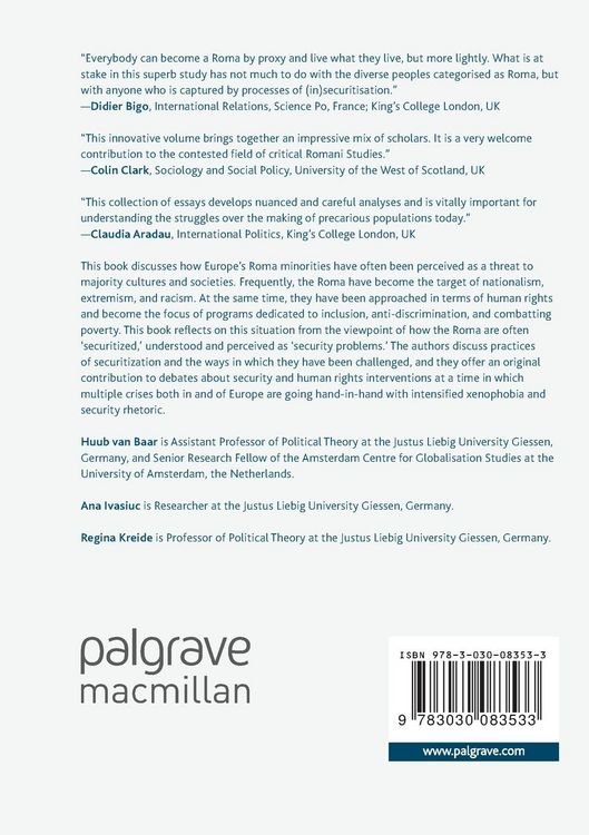 Produktbild: The Securitization of the Roma in Europe