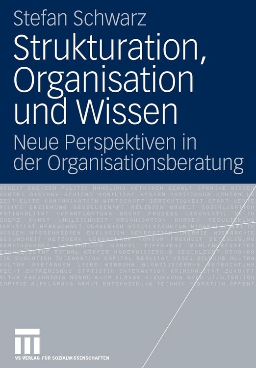 Produktbild: Strukturation, Organisation und Wissen