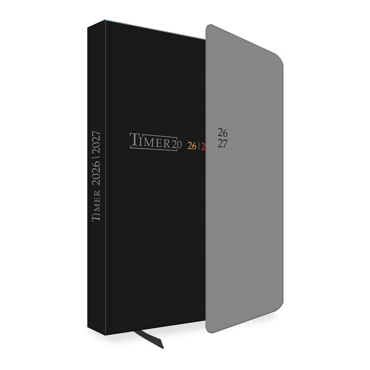 Produktbild: TR&Ouml;TSCH - Sch&uuml;lerkalender mit Klappe Black 26/27