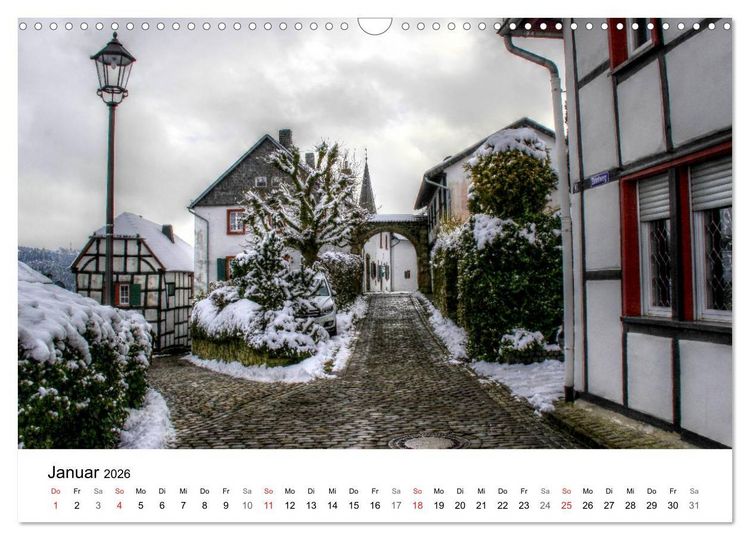 Produktbild: Die sch&ouml;nsten Orte der Eifel (Wandkalender 2026 DIN A3 quer), CALVENDO Monatskalender