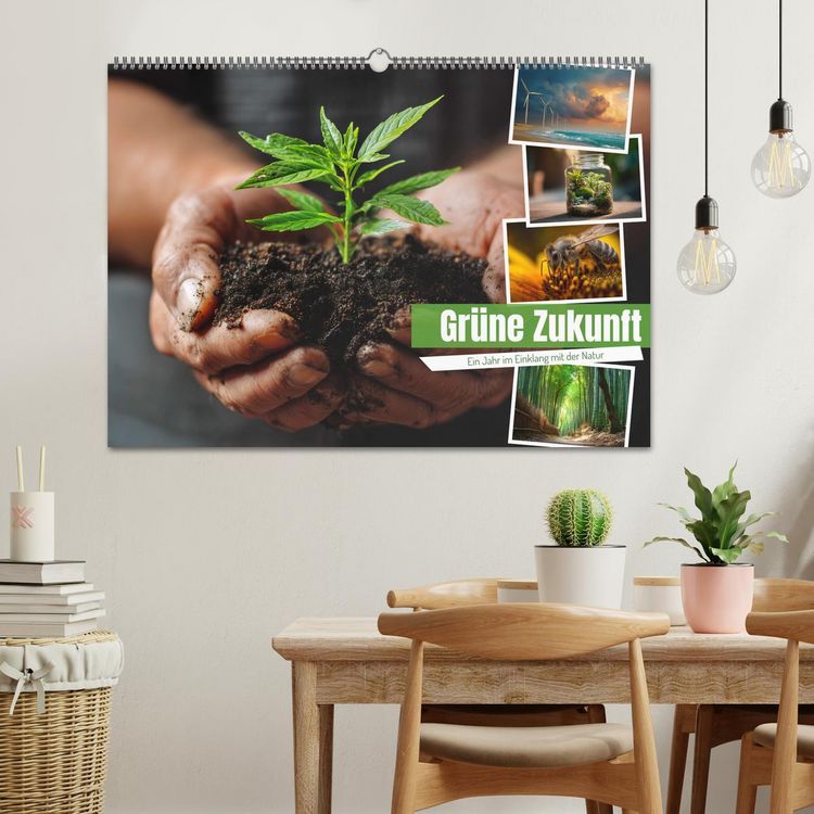 Produktbild: Gr&uuml;ne Zukunft (Wandkalender 2026 DIN A2 quer), CALVENDO Monatskalender