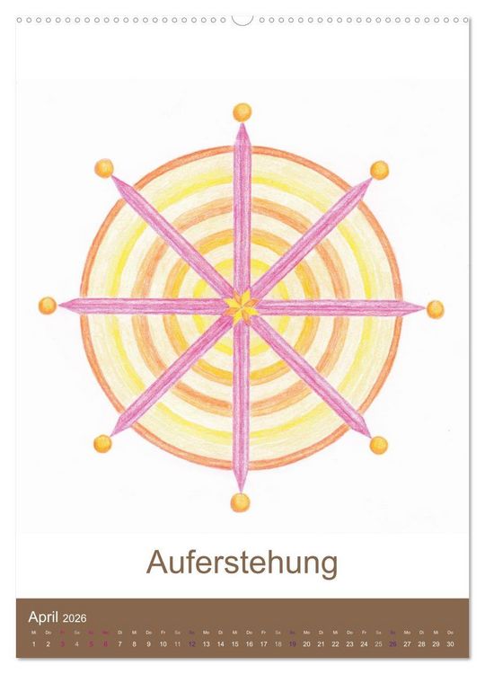 Produktbild: Atlantisheilsymbole (Wandkalender 2026 DIN A2 hoch), CALVENDO Monatskalender