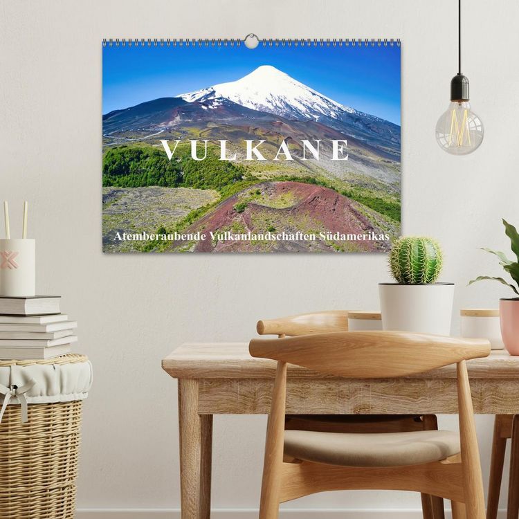 Produktbild: VULKANE: Atemberaubende Vulkanlandschaften S&uuml;damerikas (Wandkalender 2026 DIN A3 quer), CALVENDO Monatskalender