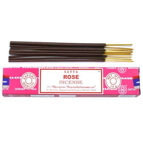 Produktbild: R&auml;ucherst&auml;bchen Satya Sai Baba "Rose" Incense 15gr.