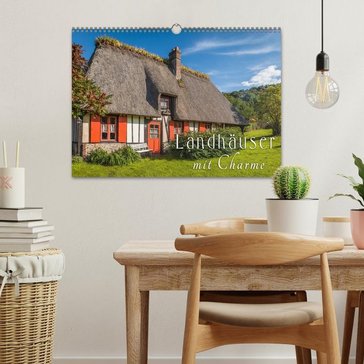 Produktbild: Landh&auml;user mit Charme (Wandkalender 2026 DIN A3 quer), CALVENDO Monatskalender