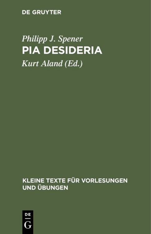 Produktbild: Pia Desideria