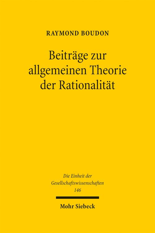 Produktbild: Beitr&auml;ge zur allgemeinen Theorie der Rationalit&auml;t