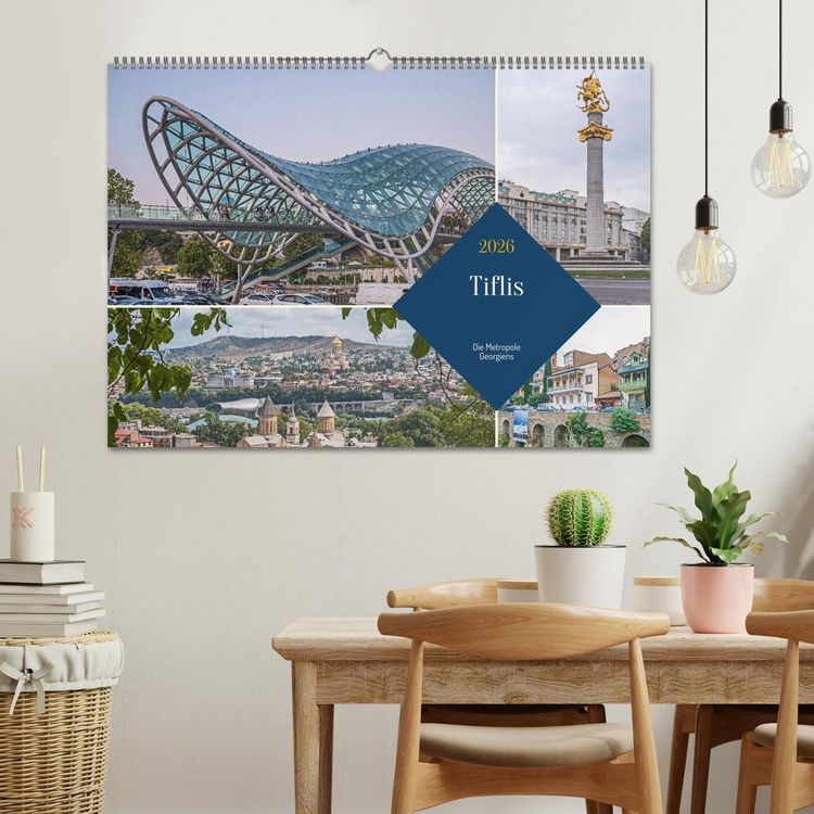 Produktbild: Tiflis - Die Metropole Georgiens (Wandkalender 2026 DIN A2 quer), CALVENDO Monatskalender