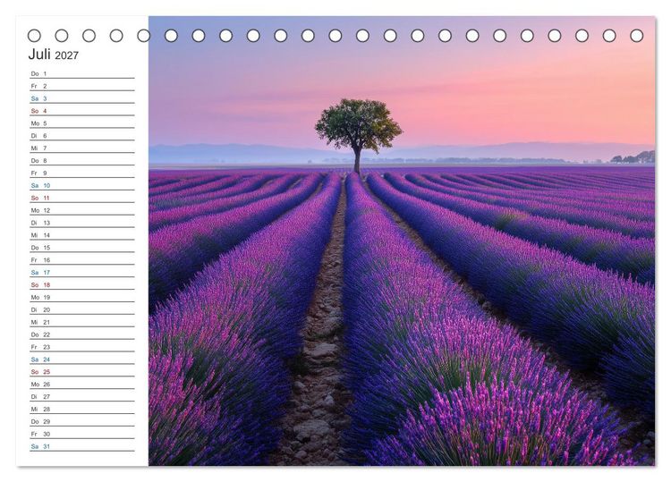 Produktbild: Ein Hauch von S&uuml;den (Tischkalender 2027 DIN A5 quer), CALVENDO Monatskalender