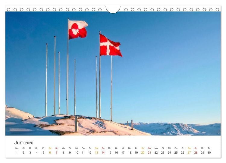 Produktbild: Gr&ouml;nland - Arktische Tr&auml;ume (Wandkalender 2026 DIN A4 quer), CALVENDO Monatskalender