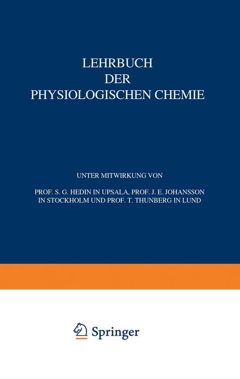 Produktbild: Lehrbuch der Physiologischen Chemie